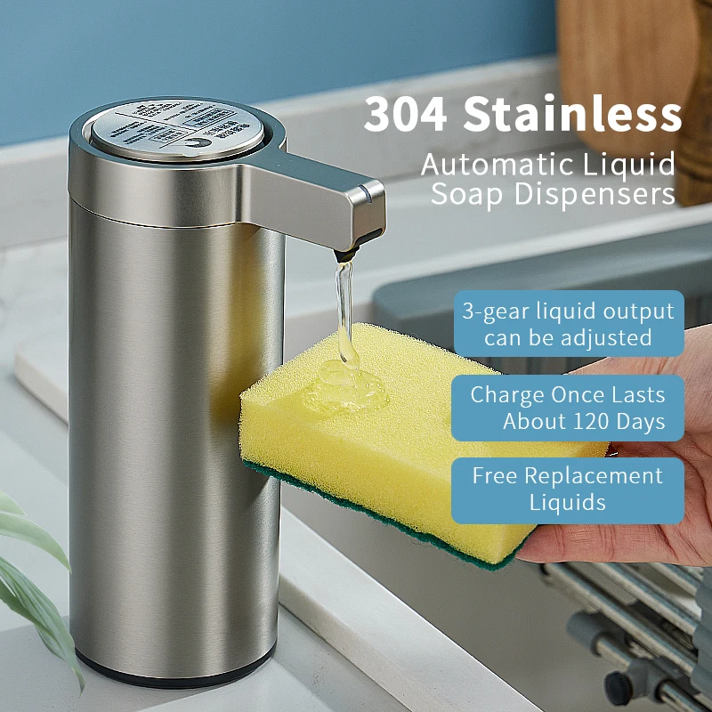 Soap Making Lab - เครื่องจ่ายสบู่เหลวอัตโนมัติขนาด 270 มล. พร้อมเซ็นเซอร์ สำหรับสบู่ล้างมือ สบู่เหลวล้างตัว