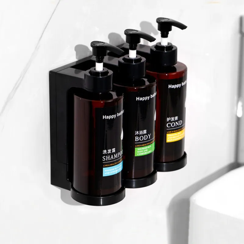 Soap Making Machine At Home - ขวดเจลอาบน้ำแชมพูและเจลอาบน้ำแบบแยกที่ติดผนังไม่มีการเจาะกล่องเจลล้างมือแบบติดผนัง