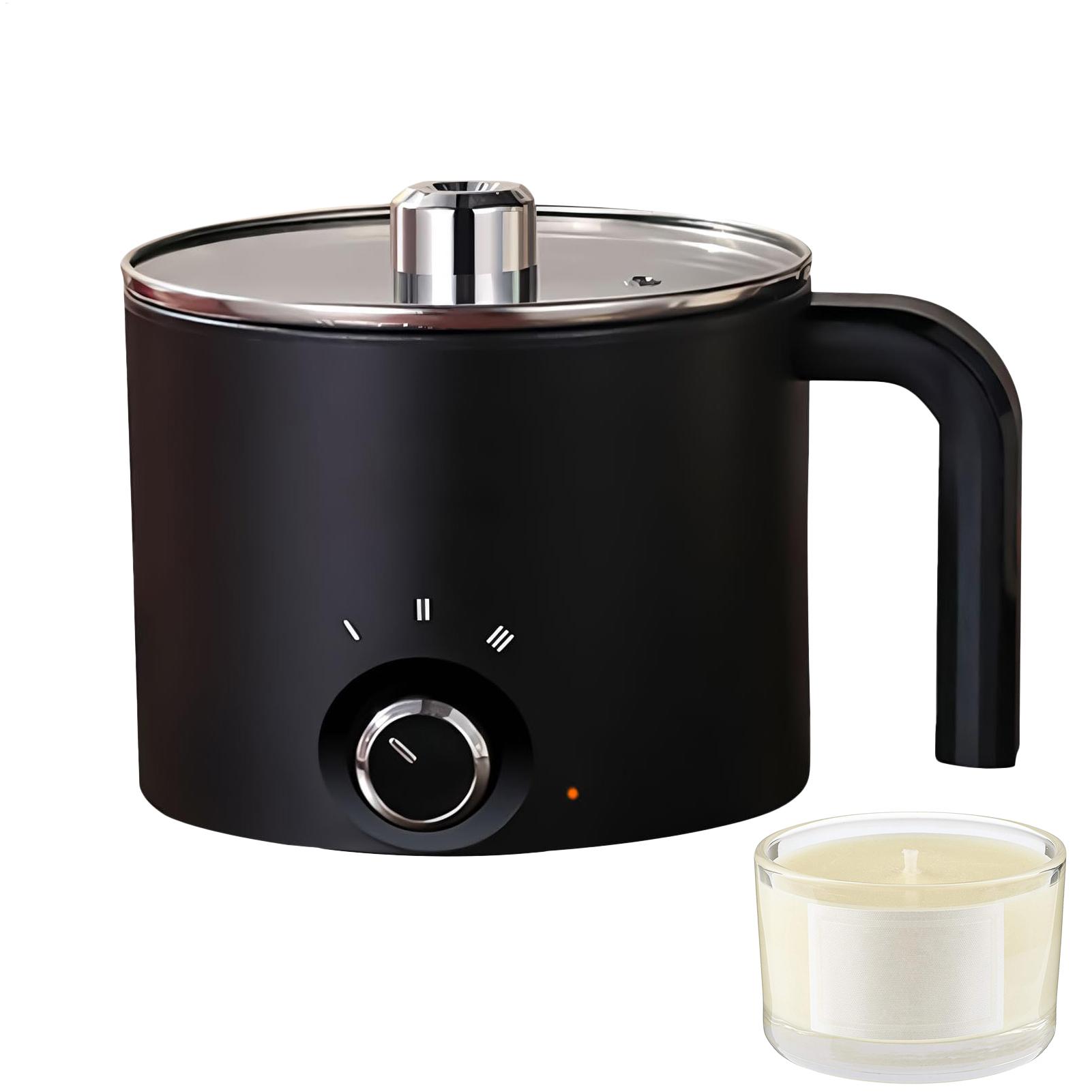 Soap Making Lab - หม้อหลอมเทียน 1.5 ลิตร ขนาดใหญ่ สแตนเลส ไฟฟ้า