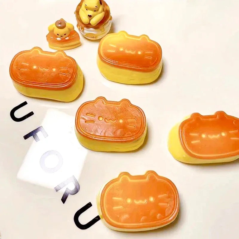 Soap Making Game - แม่พิมพ์ซิลิโคนรูปเค้กชีสแมว 1 ชิ้น ดีไซน์ใหม่ สำหรับทำเทียน สบู่