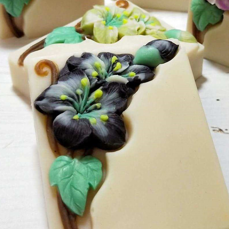 สวยดอกไม้สบู่แม่พิมพ์สี่เหลี่ย - Soap Making Cold Process บทวิจารณ์และราคา