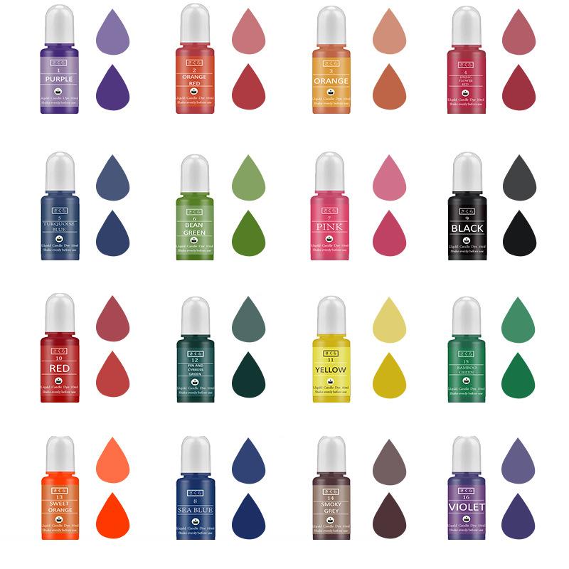 10 ml/ขวดเทียน WAX Pigment สีป - Soap Making Liquid บทวิจารณ์และราคา