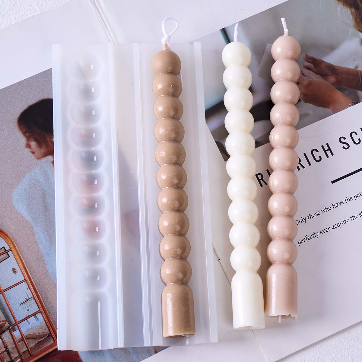 แม่พิมพ์ซิลิโคนสำหรับเทียนทรงแ - Soap Making In Home บทวิจารณ์และราคา