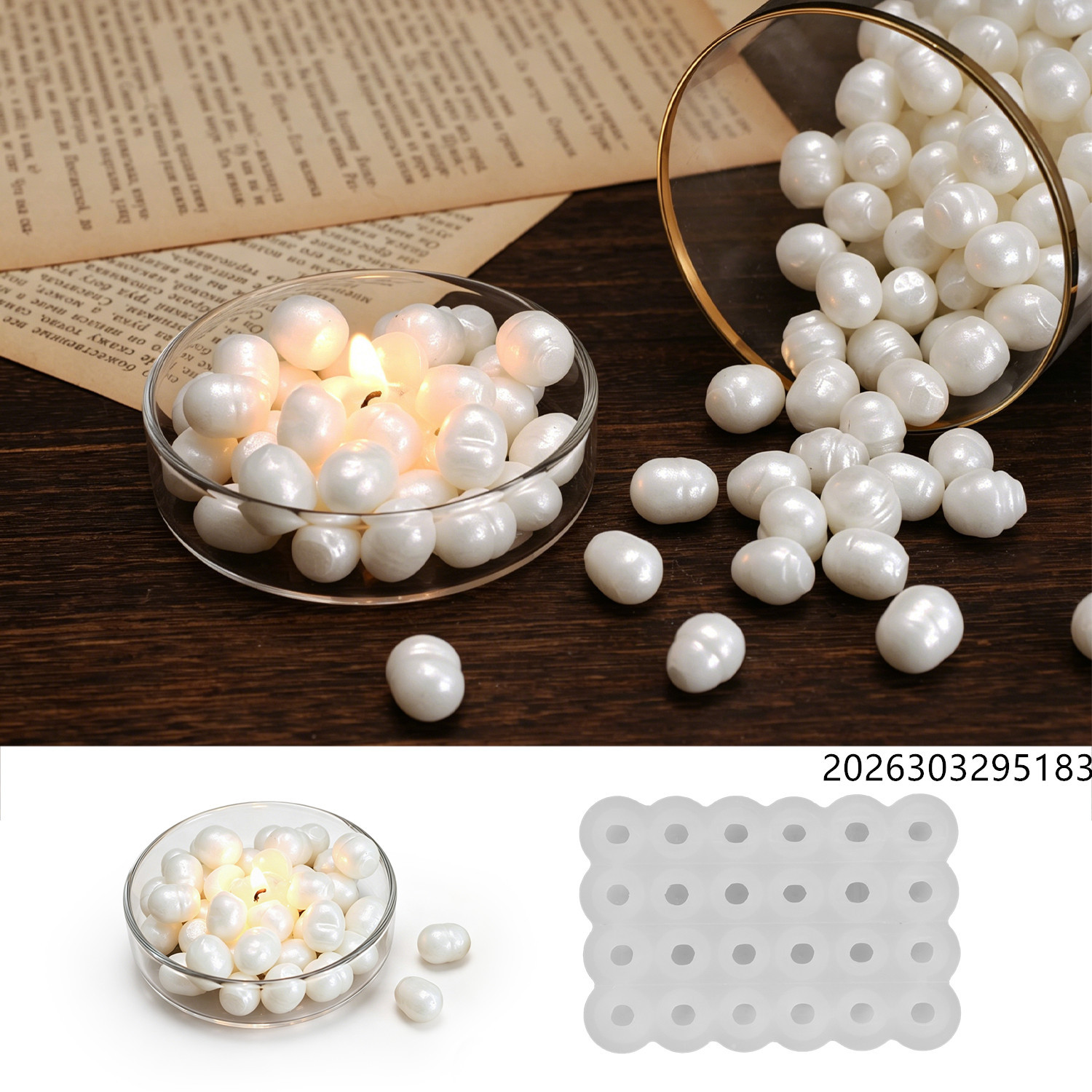 แม่พิมพ์เทียนหอมรูปไข่มุกทะเล, - Soap Making Silicone Molds บทวิจารณ์และราคา