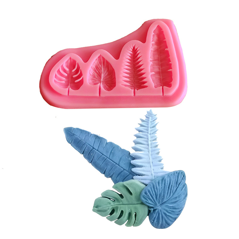 ใบปาล์มและใบเต่าแม่พิมพ์ซิลิโค - Soap Making Silicone Molds บทวิจารณ์และราคา
