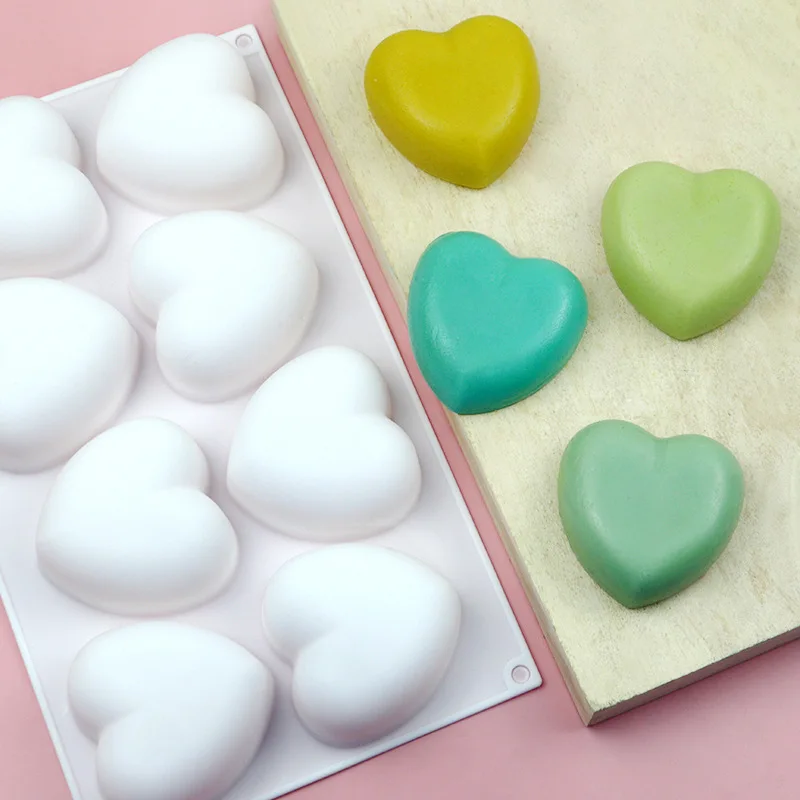 Love Heart ซิลิโคนสบู่แม่พิมพ์ - Soap Making Lab บทวิจารณ์และราคา