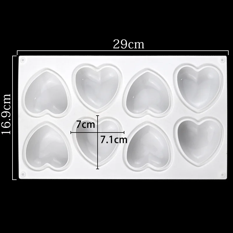 Love Heart ซิลิโคนสบู่แม่พิมพ์ - Soap Making Lab บทวิจารณ์และราคา