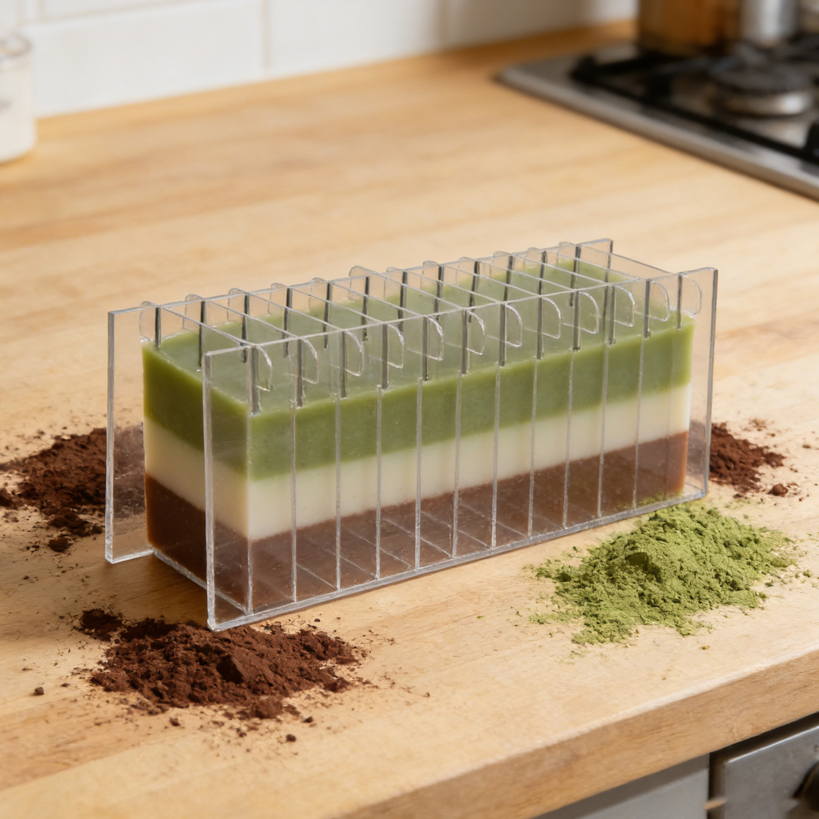 แผ่นอะคริลิคแบ่งสบู่สำหรับแม่พ - Soap Making Kit For Beginners บทวิจารณ์และราคา