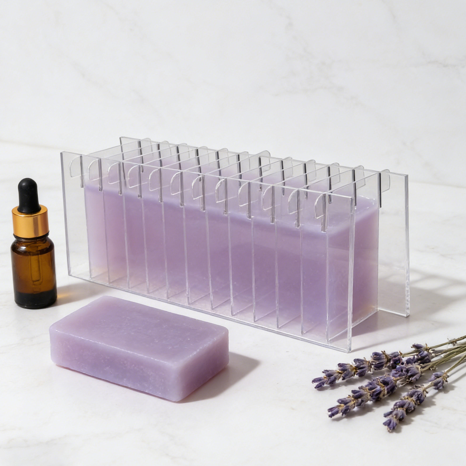 แผ่นกั้นอะคริลิกใสสำหรับแม่พิม - Soap Making Cold Process บทวิจารณ์และราคา