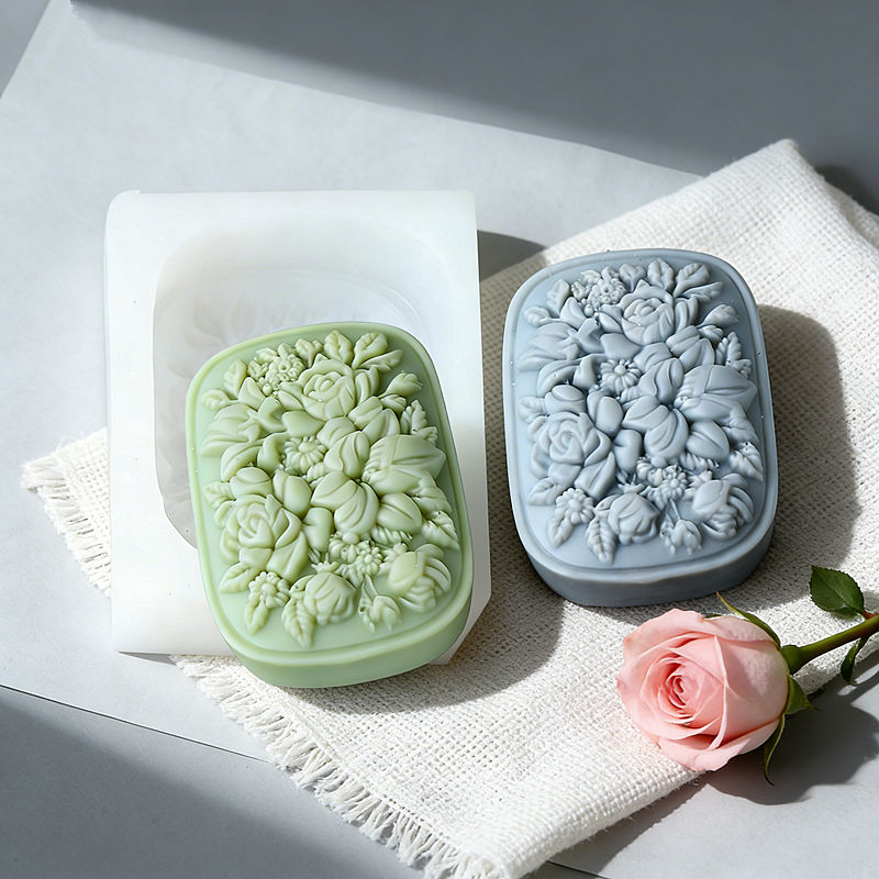แม่พิมพ์สบู่ซิลิโคนลายดอกไม้ทร - Soap Making In Home บทวิจารณ์และราคา