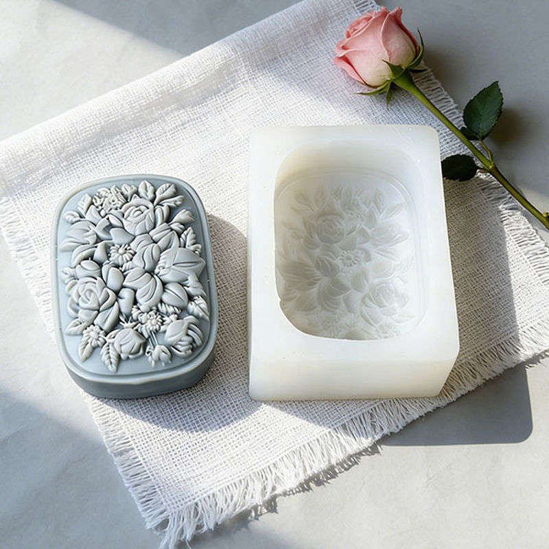 แม่พิมพ์สบู่ซิลิโคนลายดอกไม้ทร - Soap Making In Home บทวิจารณ์และราคา