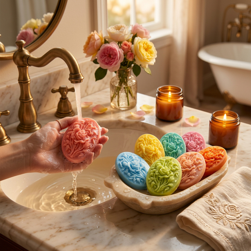 แม่พิมพ์ซิลิโคน 4 ชิ้นรูปทรงดอ - Soap Making Silicone Molds บทวิจารณ์และราคา