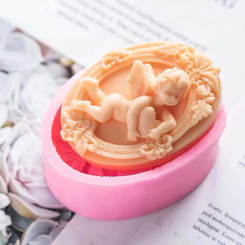 3D Angel เด็กรูปซิลิโคนสบู่แม่ - Soap Making In Home บทวิจารณ์และราคา