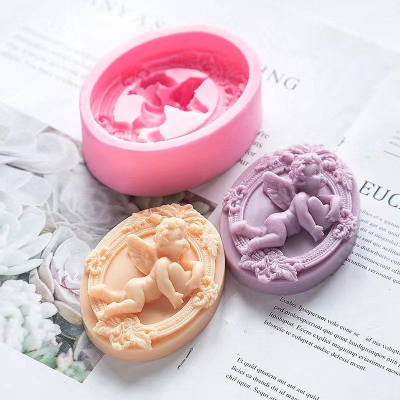 3D Angel เด็กรูปซิลิโคนสบู่แม่ - Soap Making In Home บทวิจารณ์และราคา