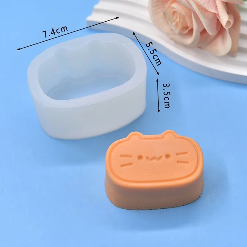 แม่พิมพ์ซิลิโคนรูปเค้กชีสแมว 1 - Soap Making Game บทวิจารณ์และราคา